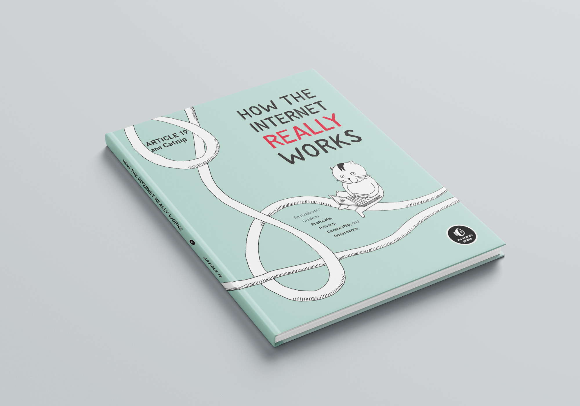 How the Internet Really Works book cover. Illustration and Layout: Ulrike Uhlig
